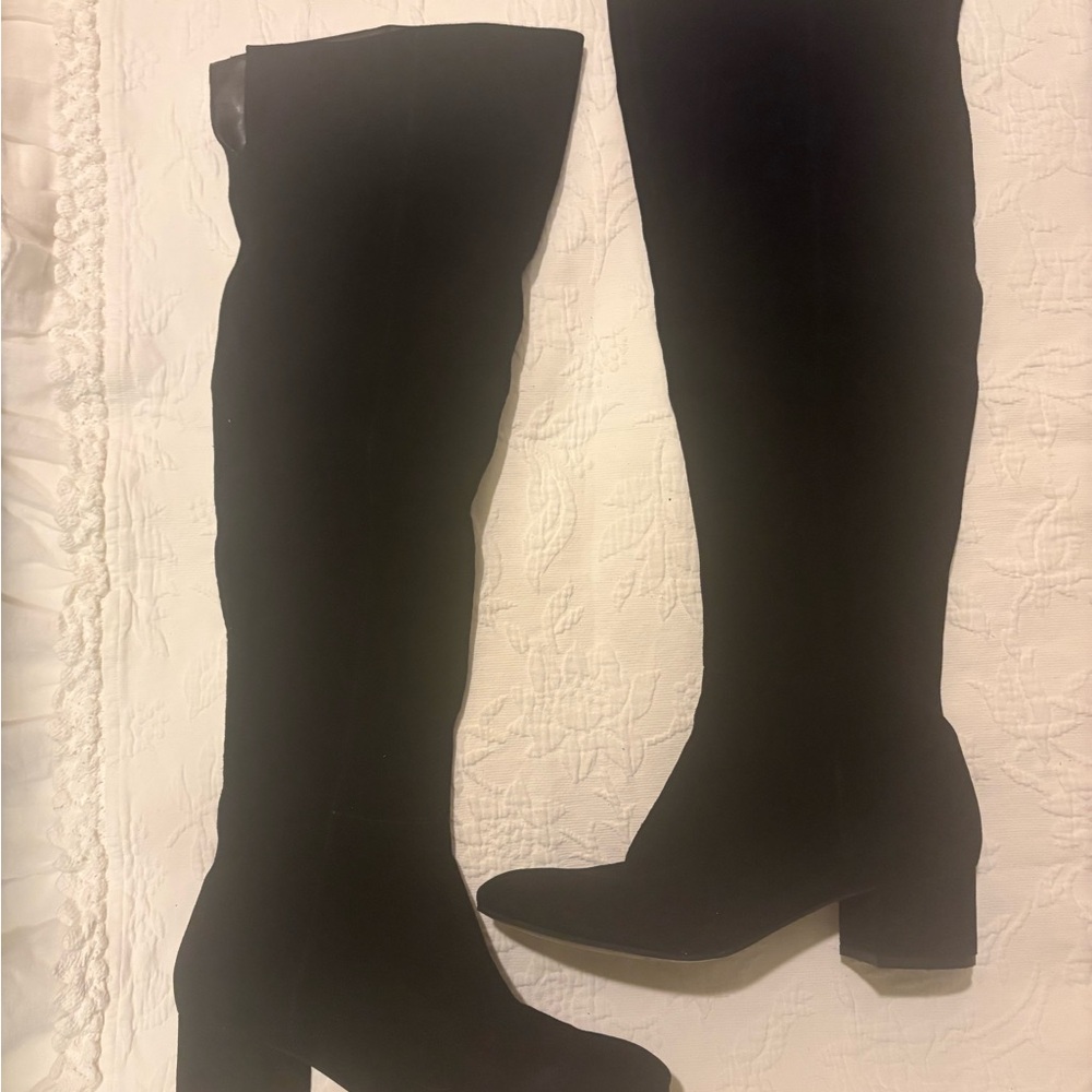Marc Fisher Black Over-the-Knee Boots